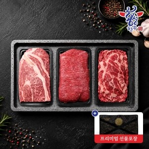 횡성한우 등심차돌정육세트 2호(1++등심500g, 차돌박이500g, 국거리500g, 총1.5kg) [원산지 : 국내산(횡성)]